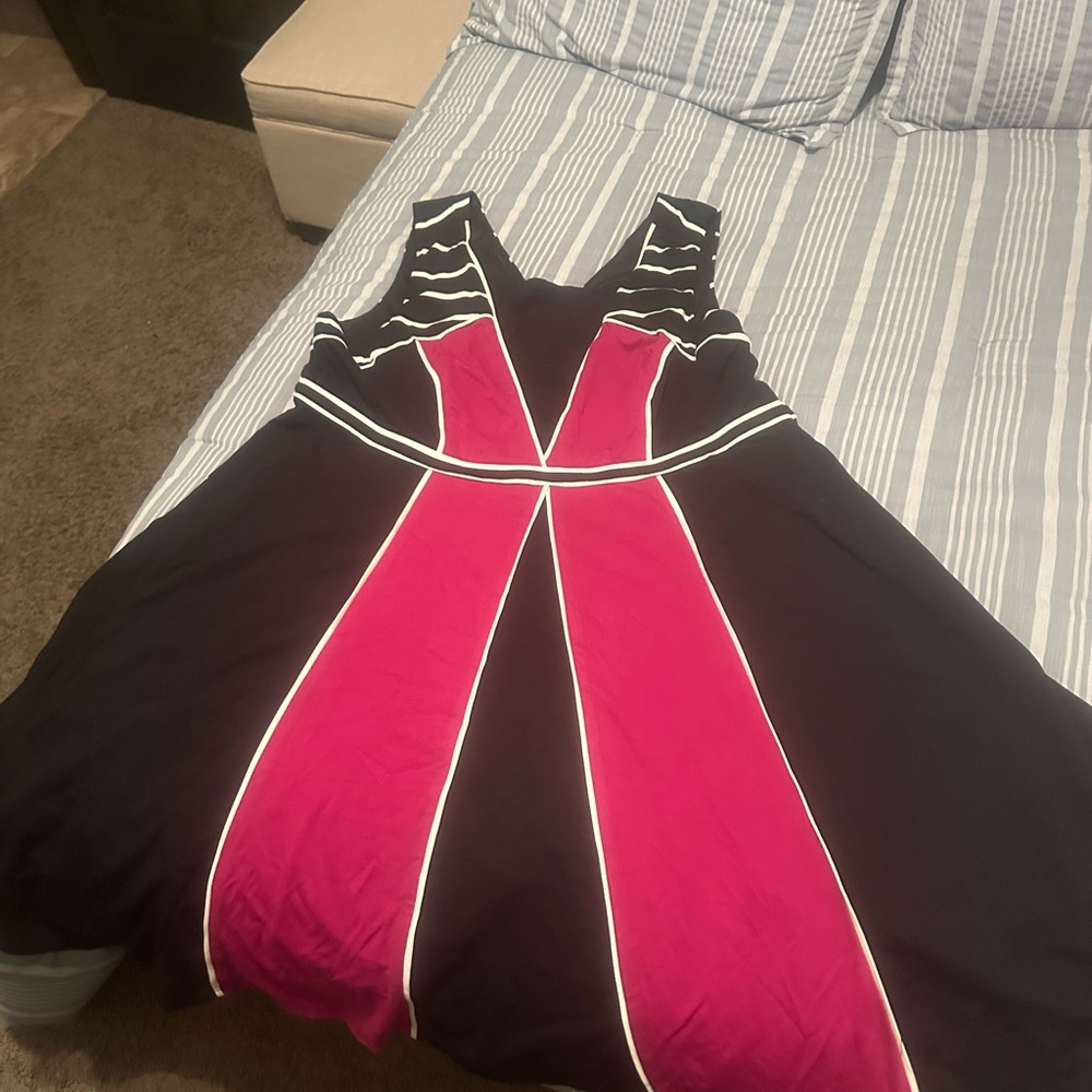 Torrid Black and Pink Sleeveless Dress